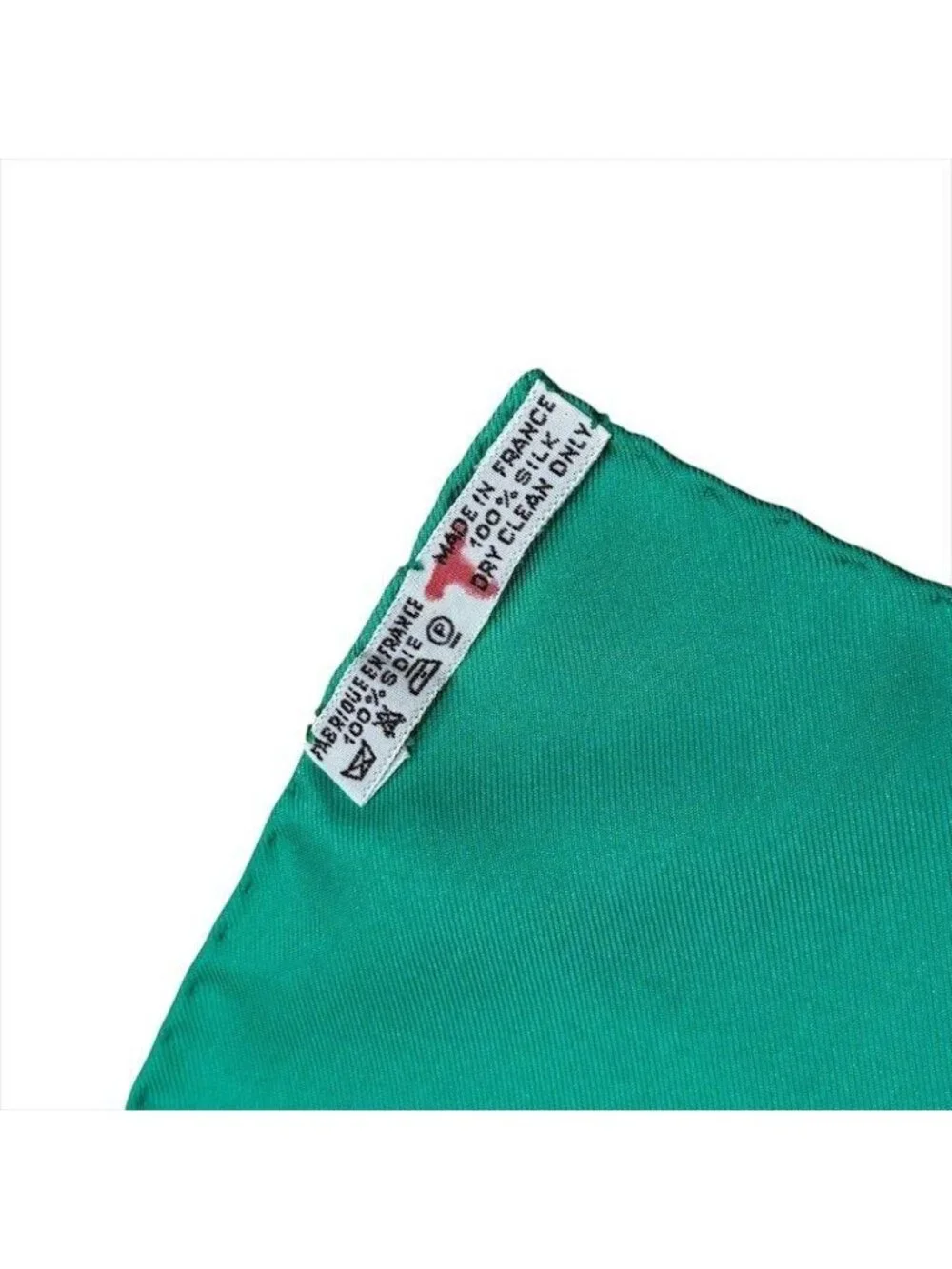 Hermes Vintage Carre 90 Scarf Silk 100% Green